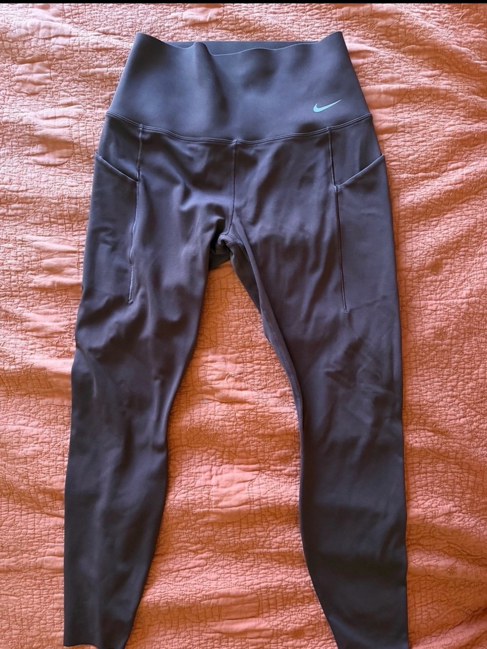 Nike women Brown High-Waist Active Leggings like new